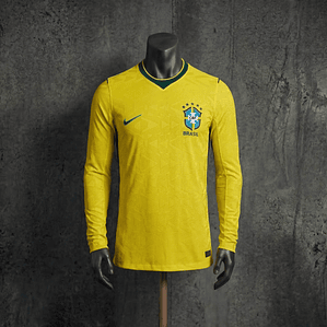 Player Brazil Home FIFA World Cup 2026 Long-Sleev
