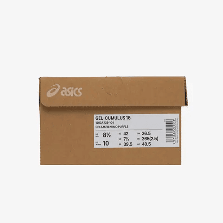 ASICS Gel-Cumulus 16 Cream Beniimo Purple 6