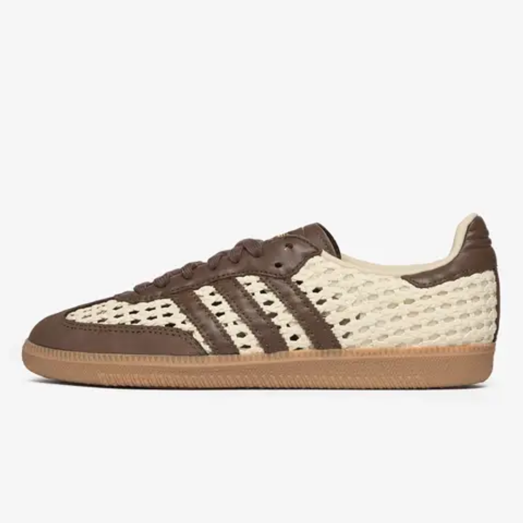 adidas Samba OG Basketweave Cream White Earth Strata (Women's) 1