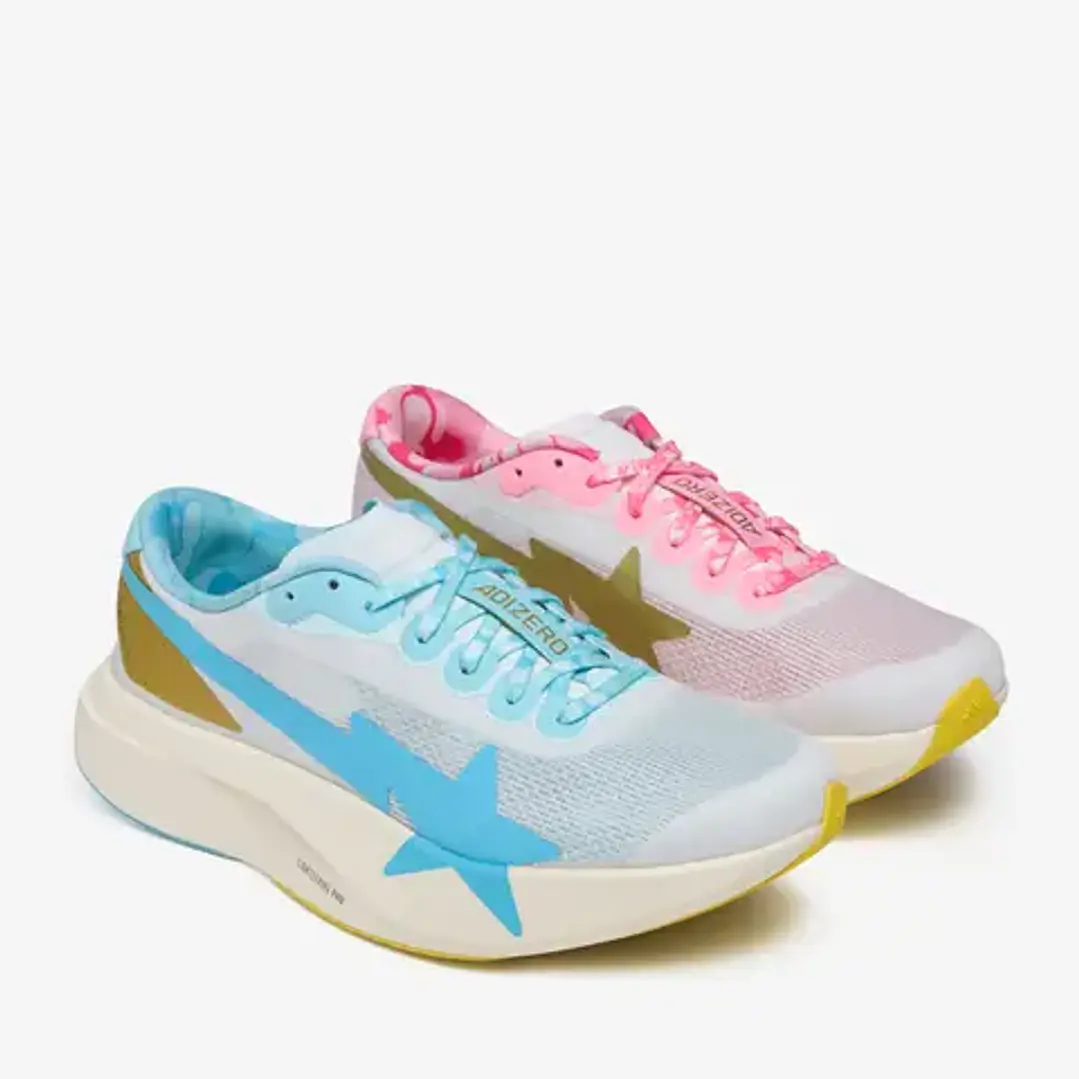 adidas Adizero Evo SL Bape Blue Pink Gold 5
