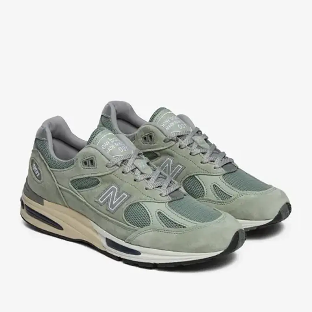 New Balance 991v2 MiUK Sea Grass 5