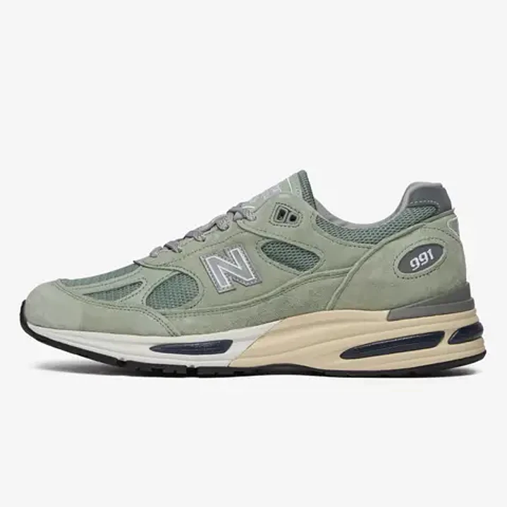 New Balance 991v2 MiUK Sea Grass 1