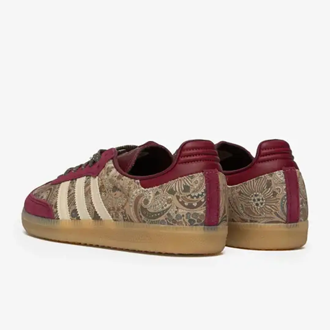 adidas Samba OG Liberty London Maroon Warm Vanilla (Women's) 3