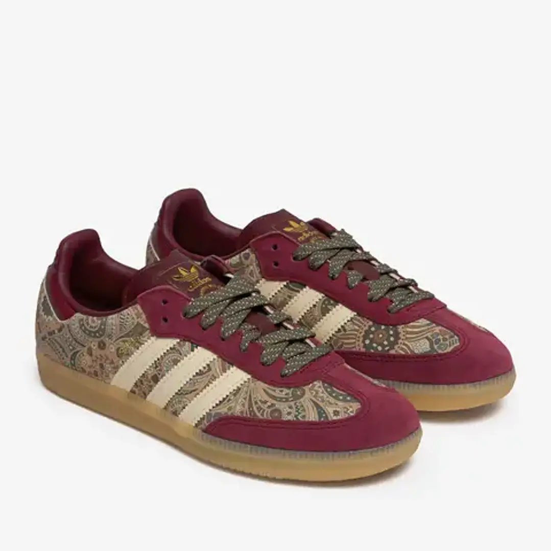 adidas Samba OG Liberty London Maroon Warm Vanilla (Women's) 5