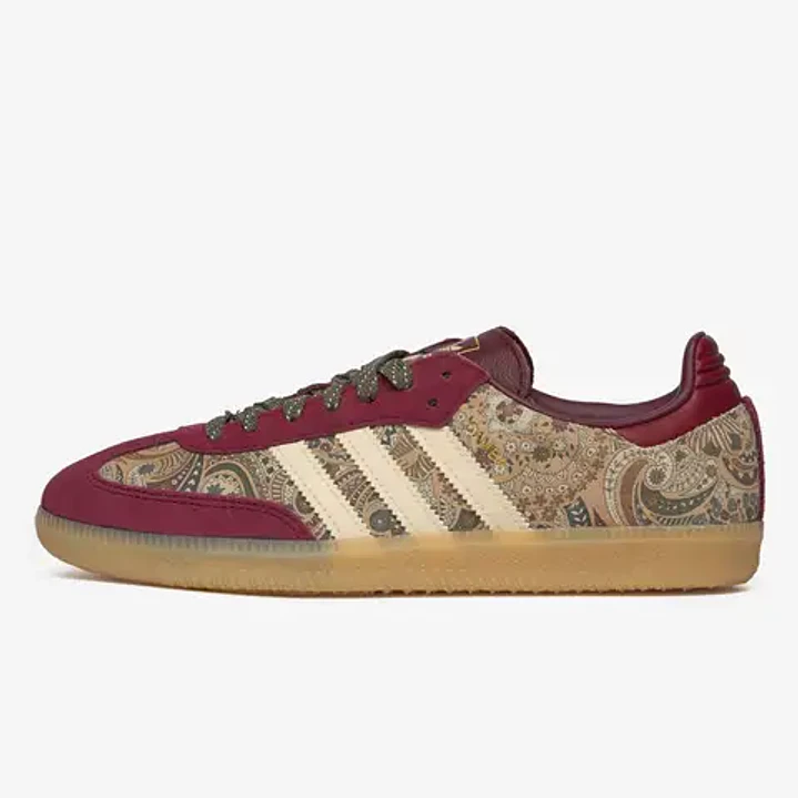 adidas Samba OG Liberty London Maroon Warm Vanilla (Women's) 1