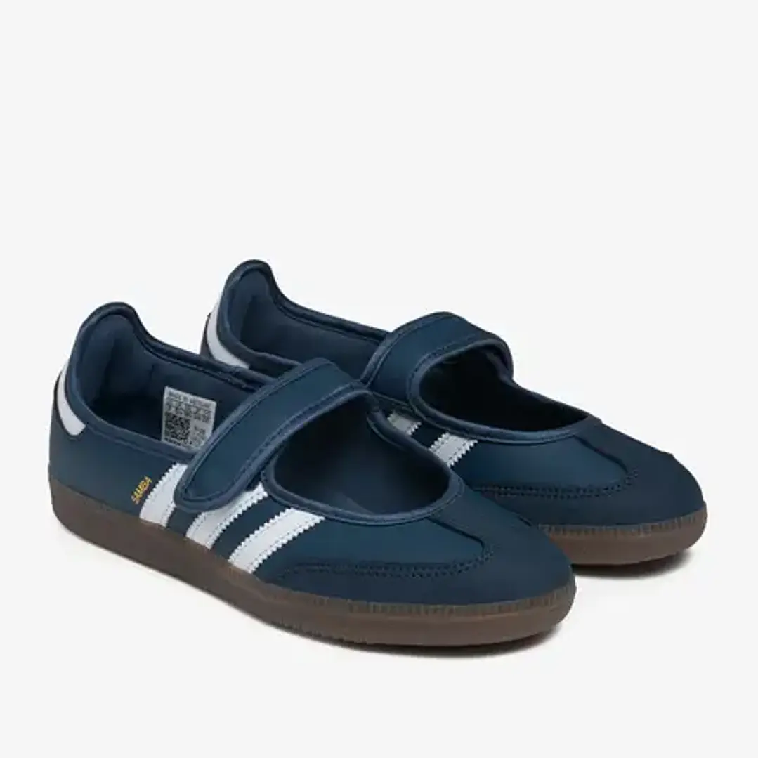 adidas Samba Jane Crew Navy White (Women's) 5