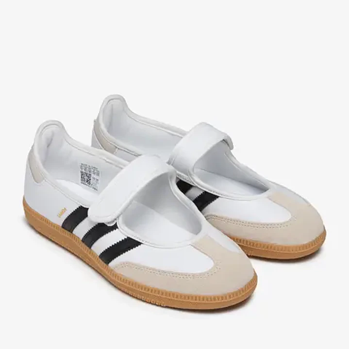 adidas Samba Jane White Black Gum (Women's) 5
