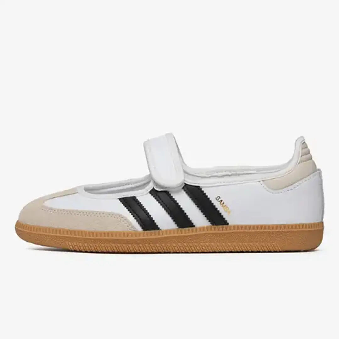 adidas Samba Jane White Black Gum (Women's) 1