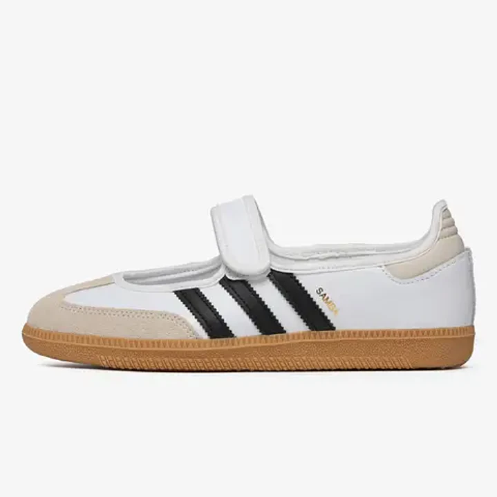 adidas Samba Jane White Black Gum (Women's) 1