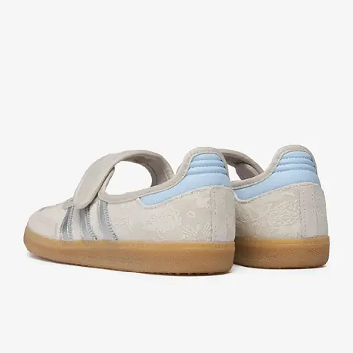 adidas Samba Jane Liberty London Chalk Pearl Silver (Women's) 3