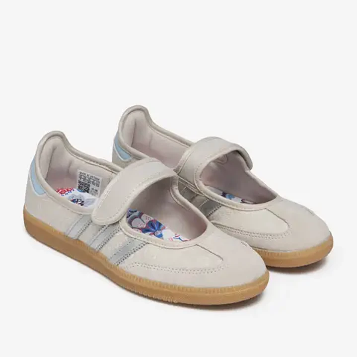 adidas Samba Jane Liberty London Chalk Pearl Silver (Women's) 5