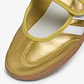 adidas Samba Jane Gold Metallic White (Women's) - Thumbnail 4