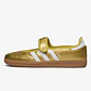 adidas Samba Jane Gold Metallic White (Women's) - Thumbnail 1