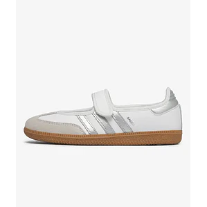 adidas Samba Jane White Silver Metallic (Women's)
