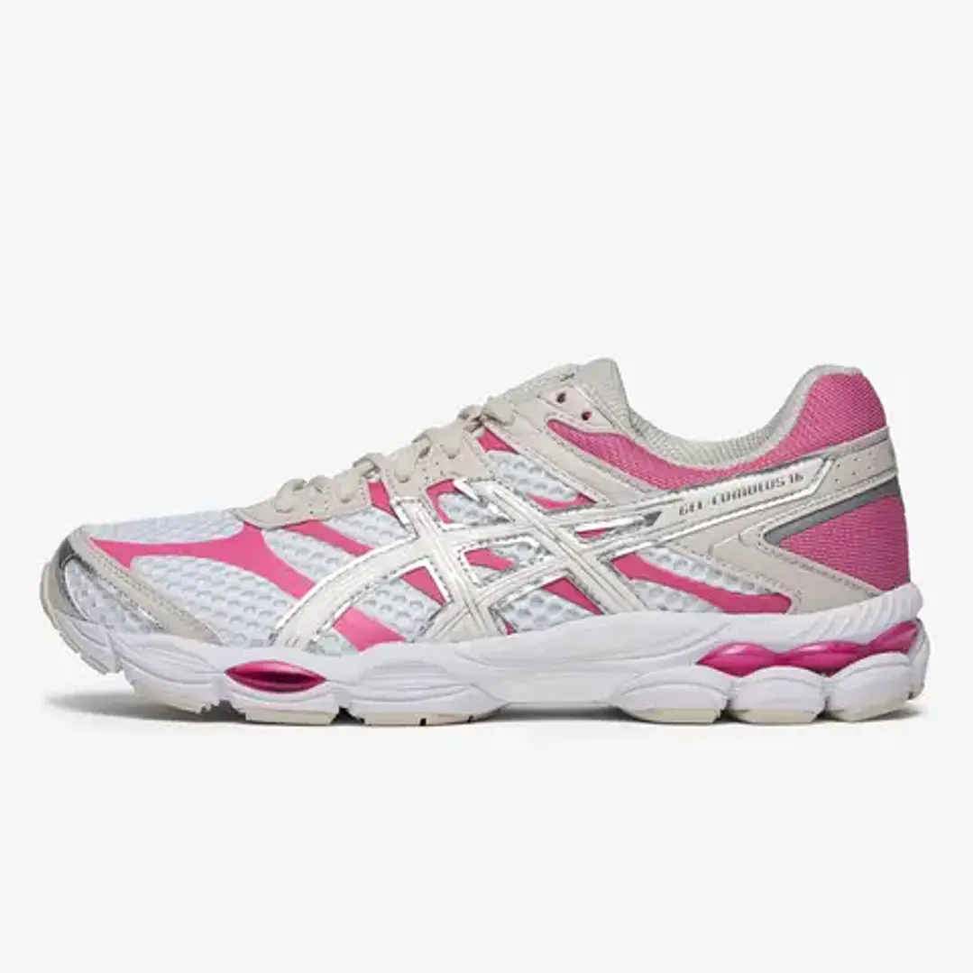 ASICS Gel-Cumulus 16 White Cream Pink 1