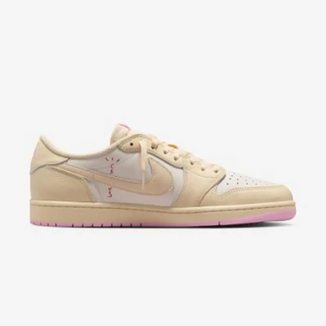 Jordan 1 Retro Low OG SP Travis Scott Shy Pink 3
