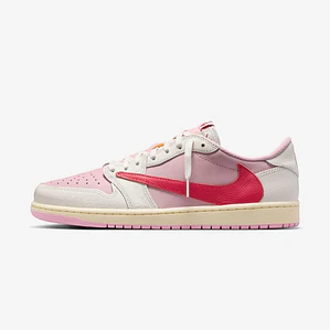 Jordan 1 Retro Low OG SP Travis Scott Sail Tropical Pink