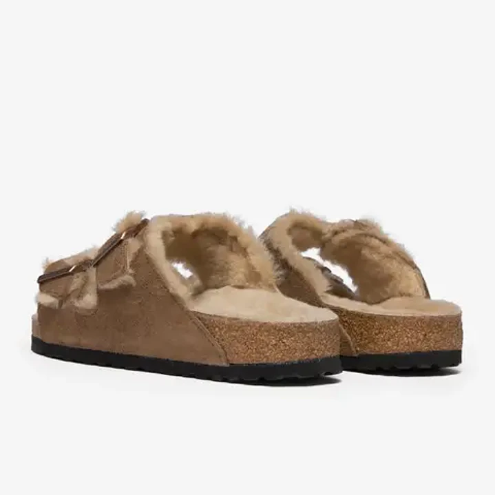 Birkenstock Arizona Shearling SL Castanho 4