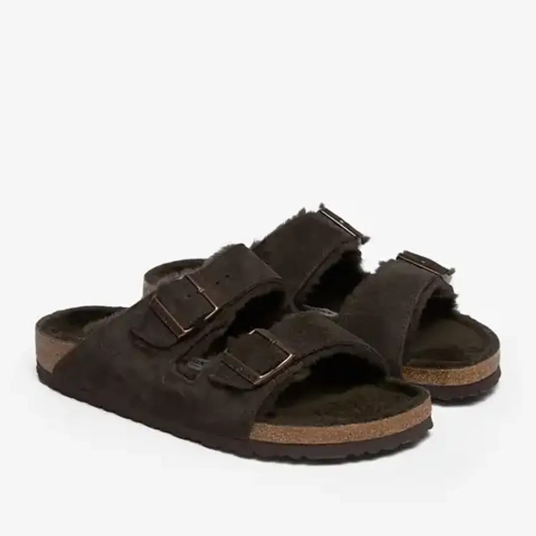 Birkenstock Arizona Sherling Mocca 2
