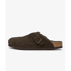 Birkenstock Boston Shearling Suede Mocca