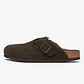 Birkenstock Boston Shearling Suede Mocca - Thumbnail 1