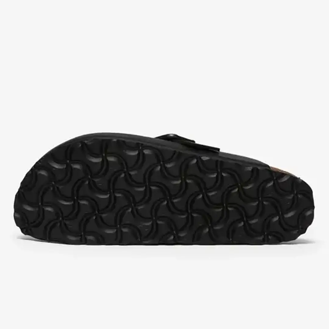 Birkenstock Boston Wire Buckle Leather Vintage Wood Black 5
