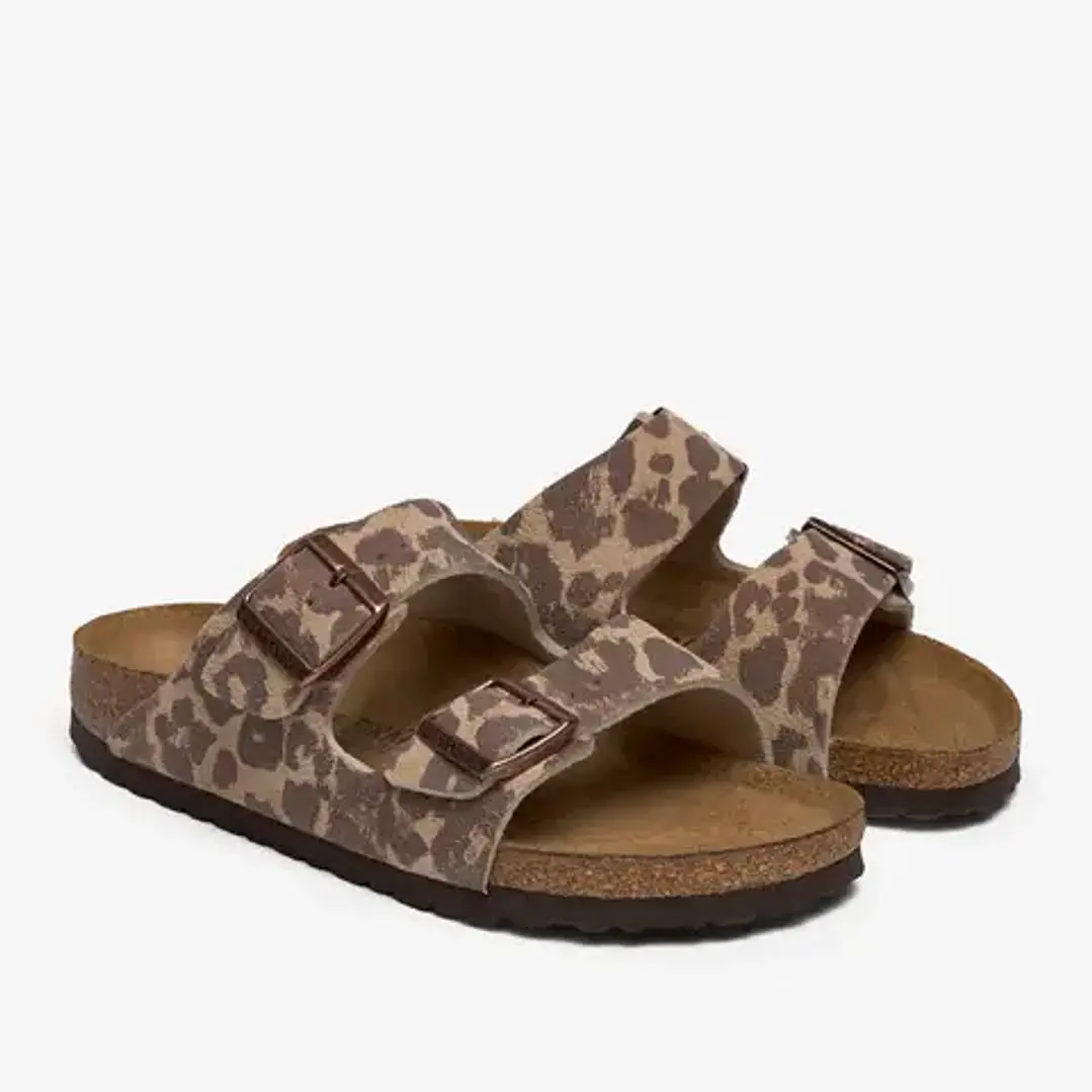 Birkenstock Arizona SL Syn Leo Sandcastle 2