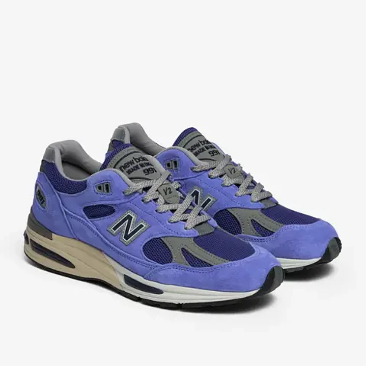 New Balance 991v2 MiUK Summer Brights Baja Blue 2