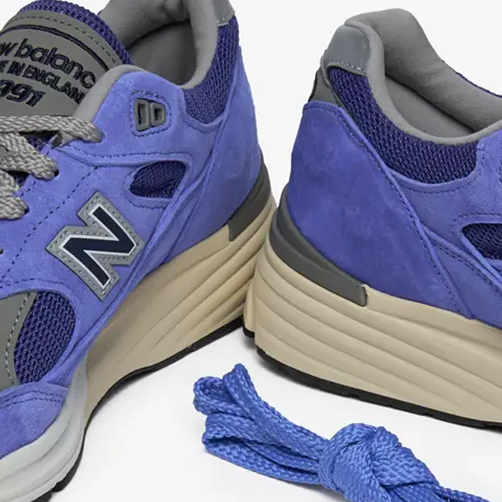 New Balance 991v2 MiUK Summer Brights Baja Blue 3