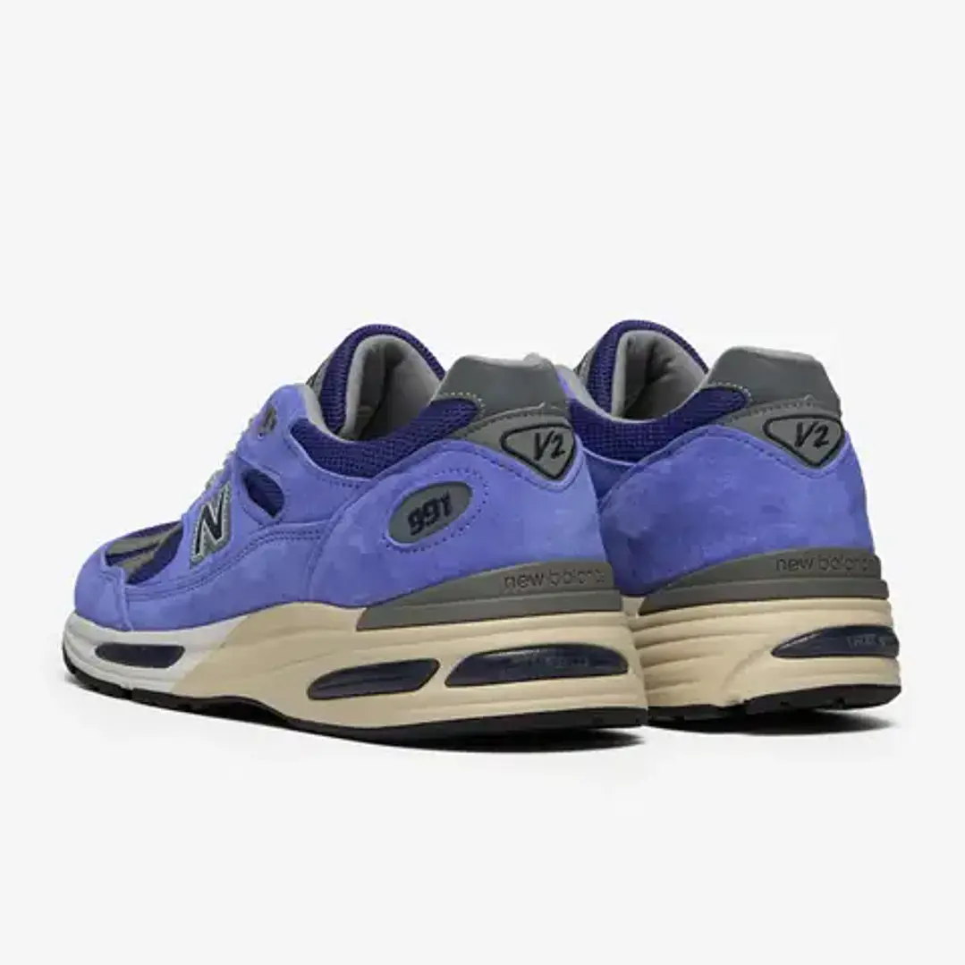 New Balance 991v2 MiUK Summer Brights Baja Blue 4