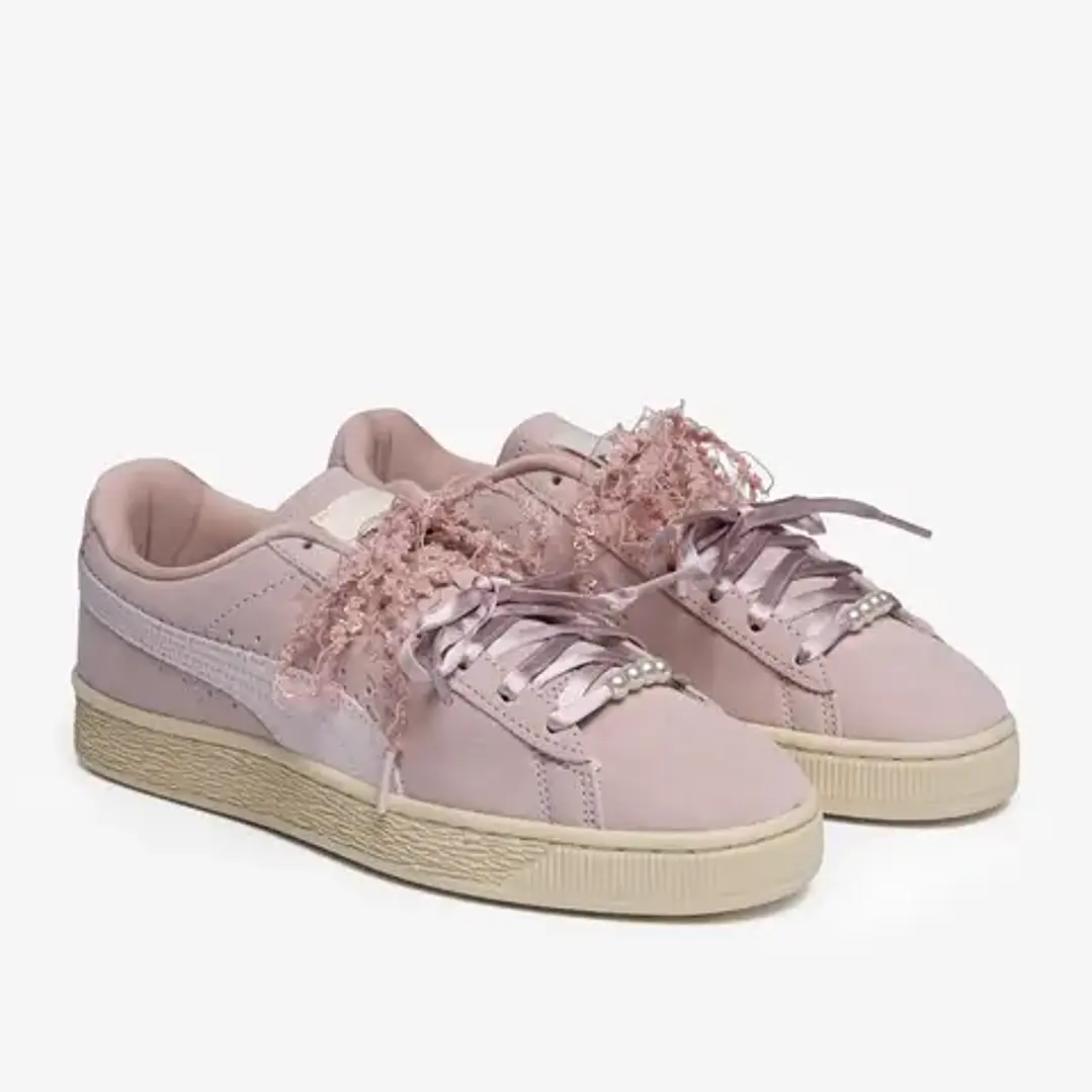 Puma Women's Suede Bloom Misty Pink/Powder Pink 2