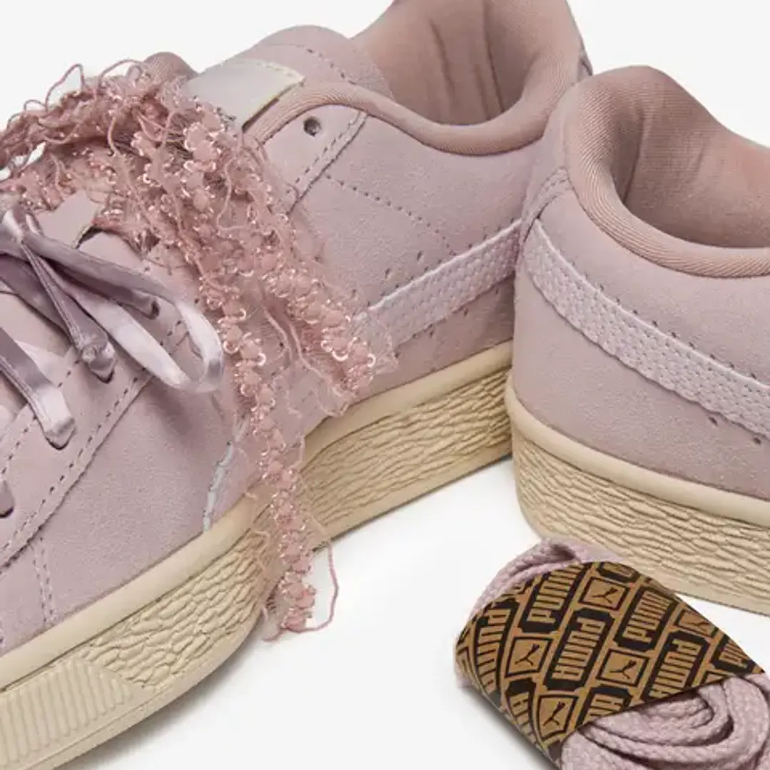 Puma Women's Suede Bloom Misty Pink/Powder Pink 3