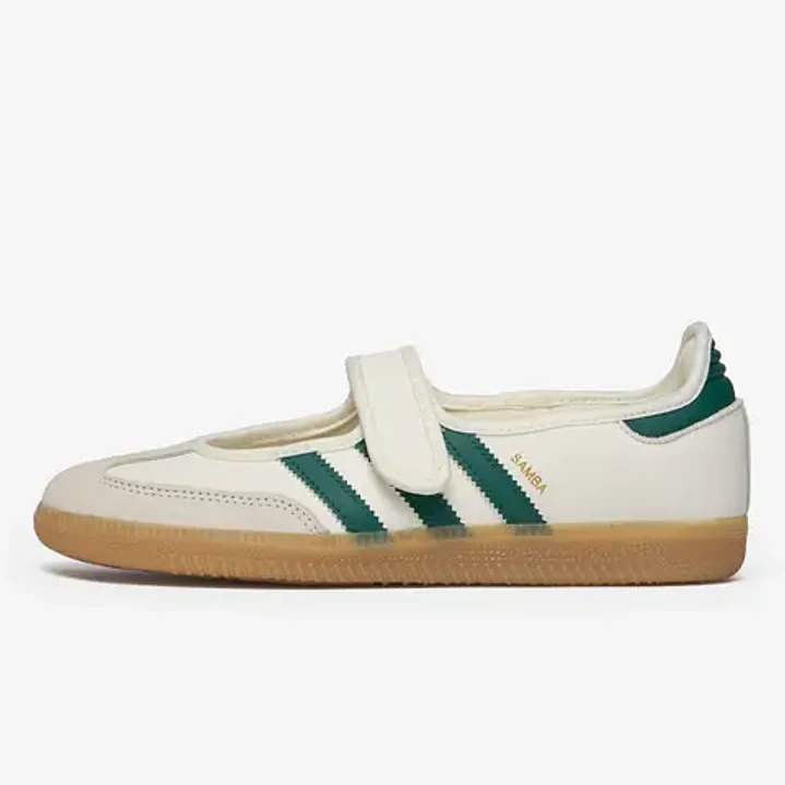 adidas Samba Jane Off White/Collegiate Green 1