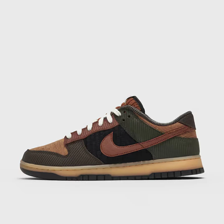 Nike Dunk Low Retro Premium Light British Tan Cinnamon Corduroy 1