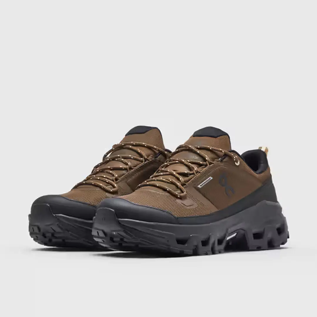 On Running Cloudrock Low Waterproof Earth Black 4
