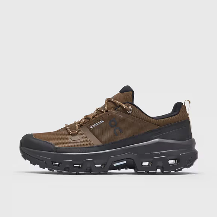 On Running Cloudrock Low Waterproof Earth Black 1