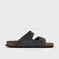 Birkenstock Arizona Suede Leather Charcoal - Thumbnail 3