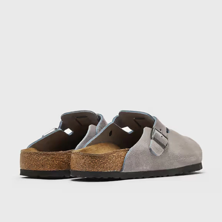 Birkenstock Boston Suede Leather Lavender Sky 2