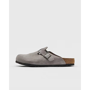 Birkenstock Boston Suede Leather Lavender Sky