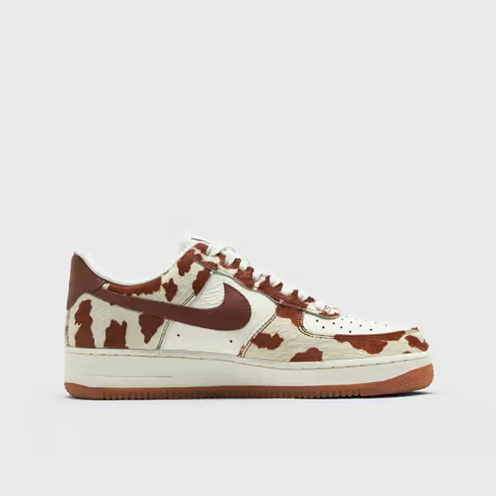 Nike Air Force 1 Low Cow Print Field Brown (Women's) 3