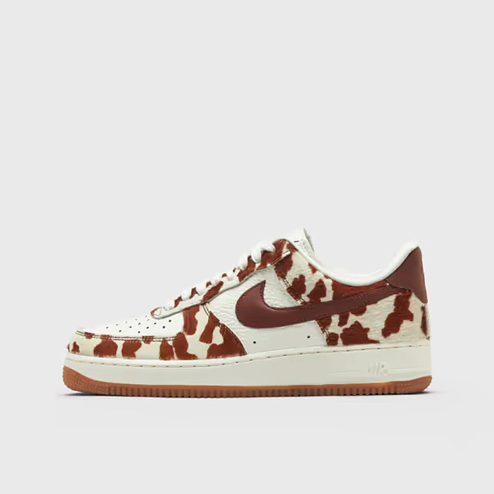 Nike Air Force 1 Low Cow Print Field Brown (Women's) 1