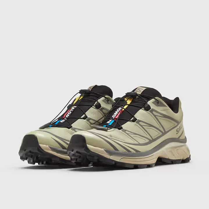 Salomon XT-6 Gore-Tex White Pepper Silver Sage 4