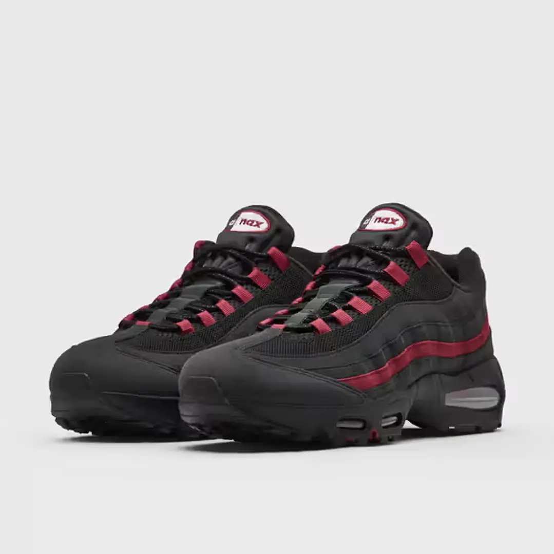 Nike Air Max 95 OG Big Bubble Black Crimson Grey 4