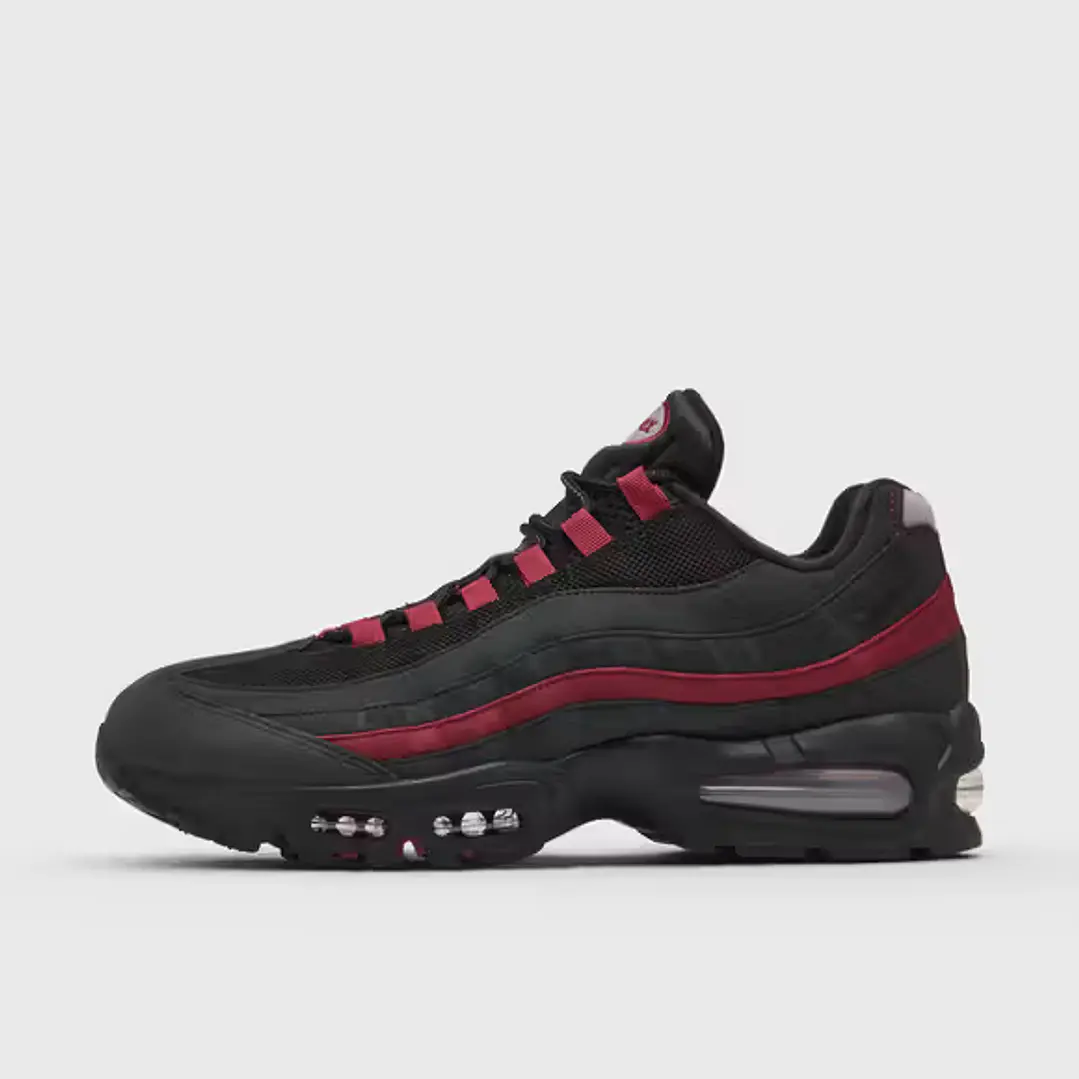 Nike Air Max 95 OG Big Bubble Black Crimson Grey 1