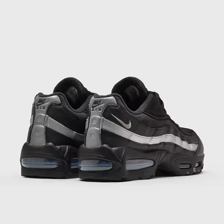 Nike Air Max 95 OG Big Bubble Black White Metallic Silver 2