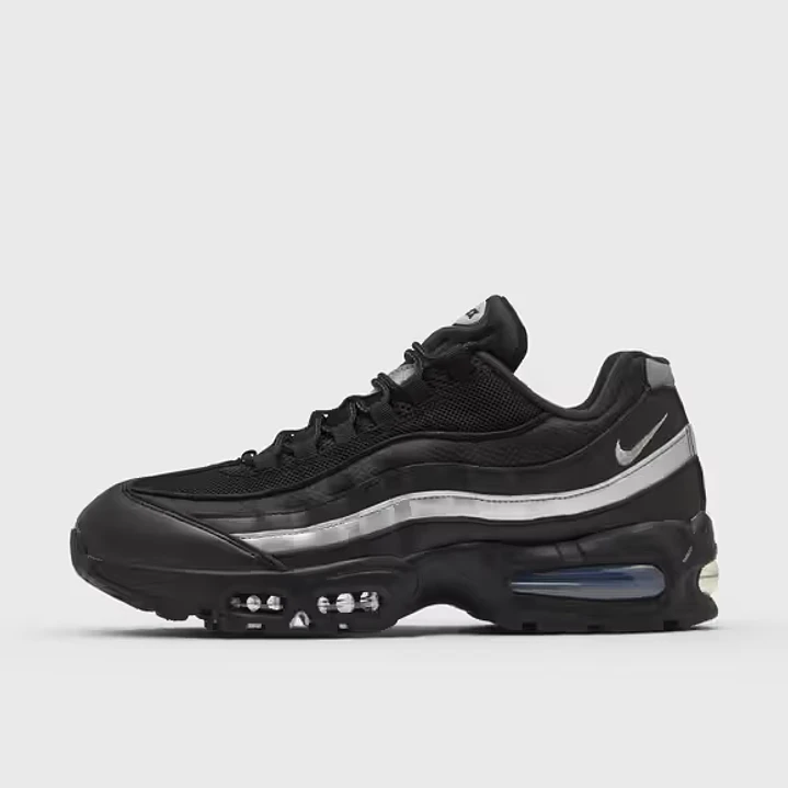Nike Air Max 95 OG Big Bubble Black White Metallic Silver 1