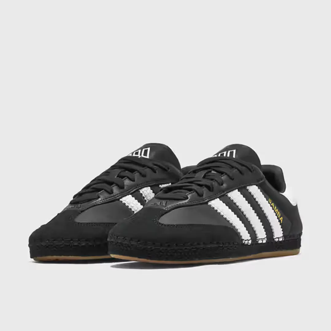 adidas Samba Espadrille CLOT By Edison Chen Black White 2