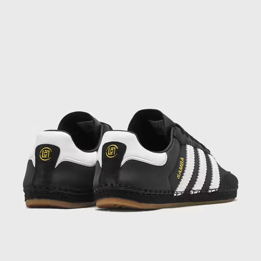 adidas Samba Espadrille CLOT By Edison Chen Black White 4