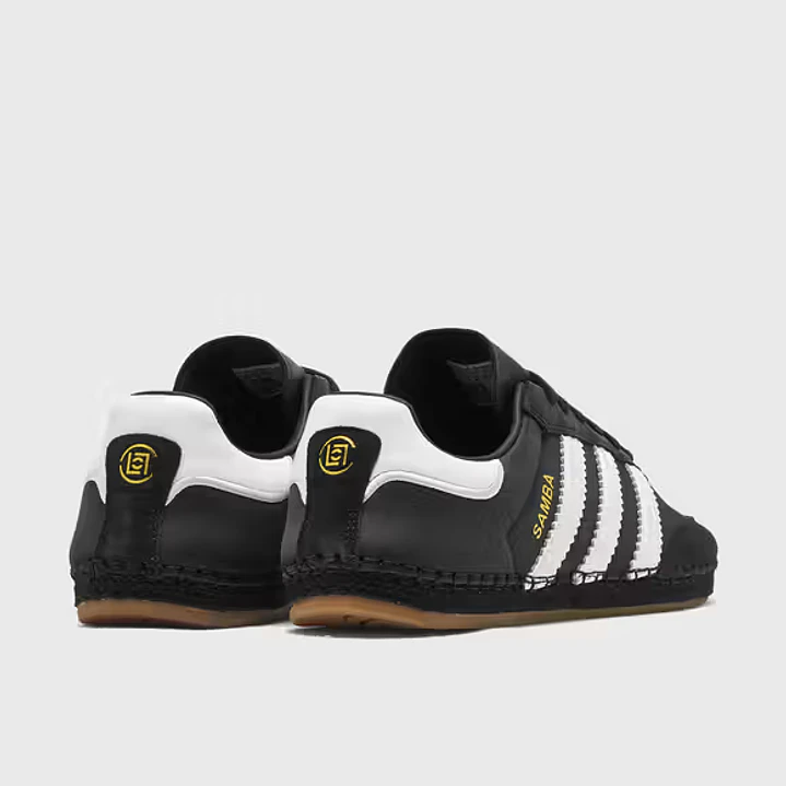 adidas Samba Espadrille CLOT By Edison Chen Black White 4