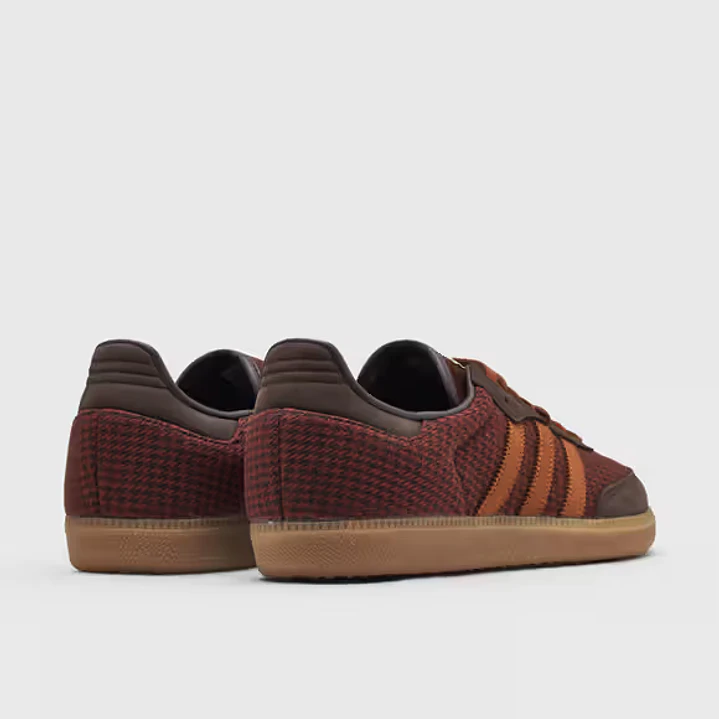 adidas Samba OG Houndstooth Aurora Coffee Burnt Sienna 4